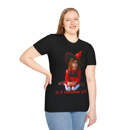 Is it Samhain yet? Dark colors Unisex T-Shirt by CreepyCrafts.boo