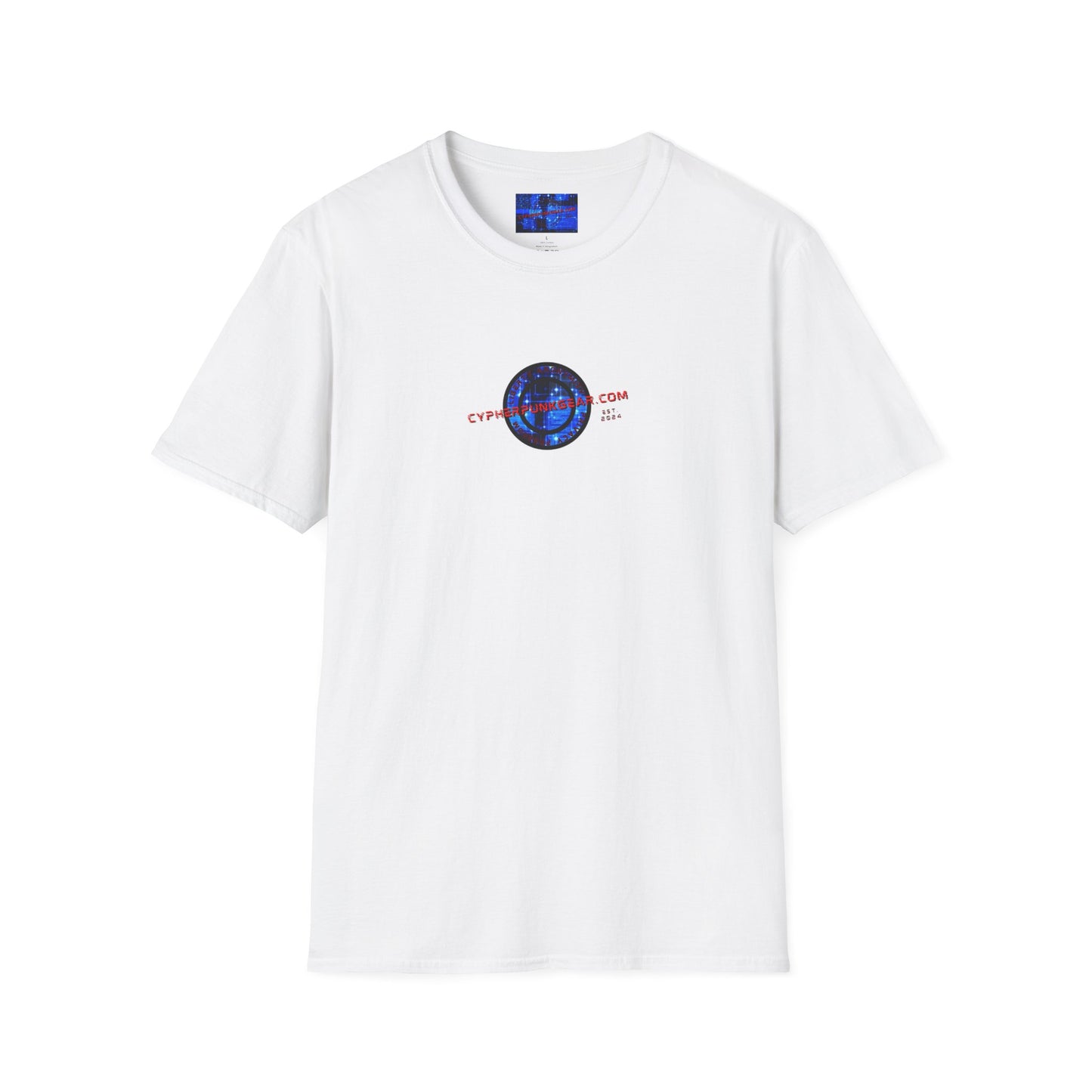 2-sided, cypherpunkgear.com Logo Light colors Unisex T-Shirt by cypherpunkgear.com