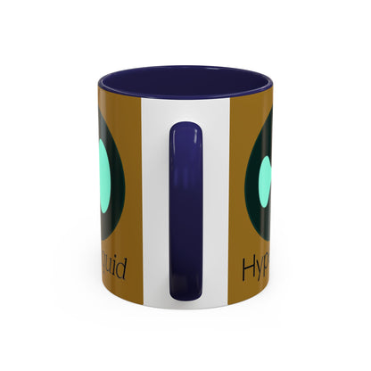 Hyperliquid Black font Brown Accent Mug by cypherpunkgear.com