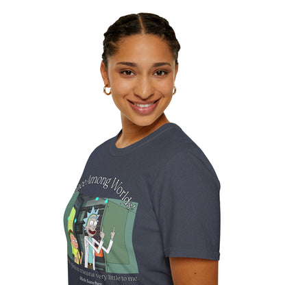 Peace Among Worlds! Dark colors Unisex T-Shirt by cypherpunkgear.com