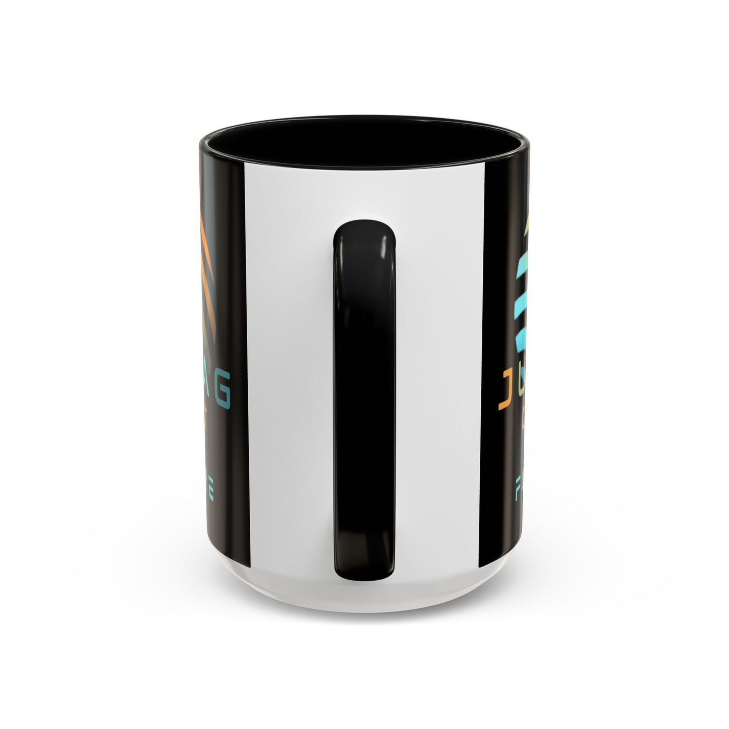Jupiter (JUP) Orbit the Future Black Accent Mug by cypherpunkgear.com