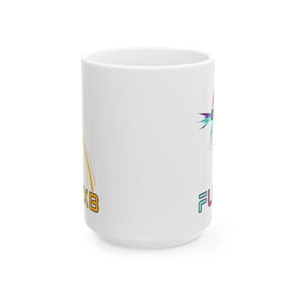 FluxBeam (FLUXB) White Mug by cypherpunkgear.com
