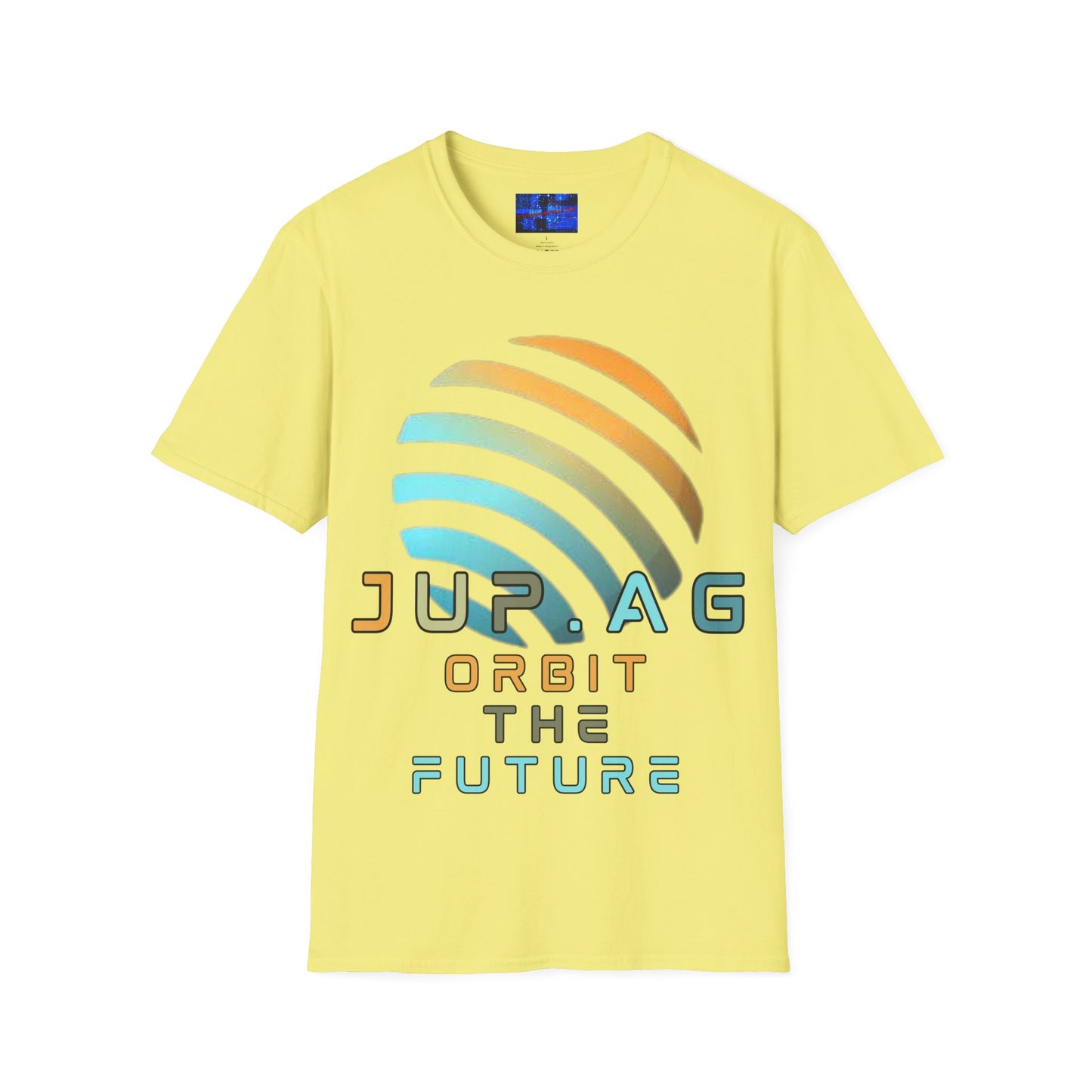 Jupiter (JUP) Orbit the Future Light colors Unisex T-Shirt by cypherpunkgear.com