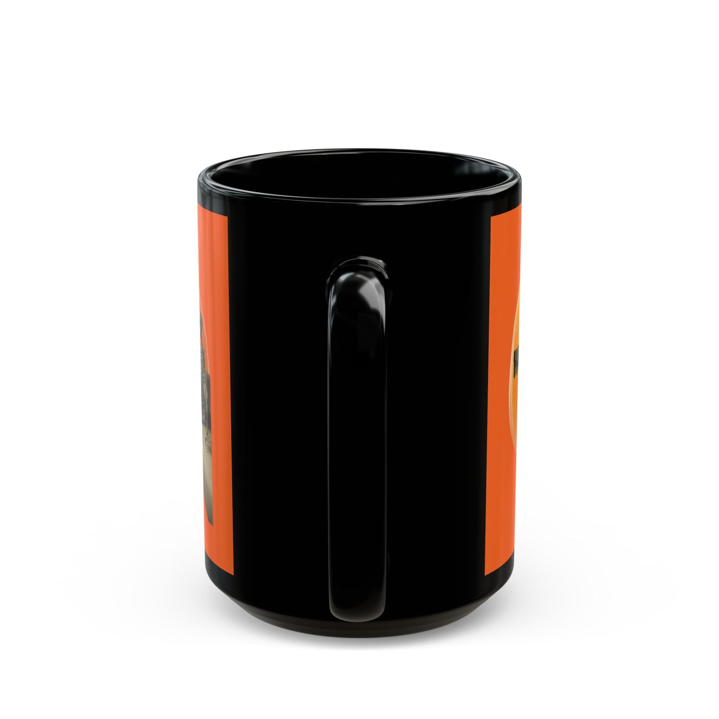 Is it Halloween yet? Skeleton's Giant Pumpkin Orange Mug by CreepyCrafts.boo