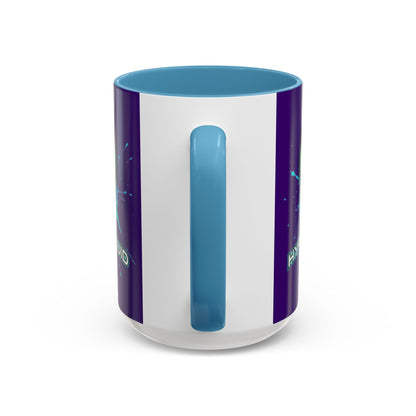 HYPE Drip Dark Purple Accent Mug by cypherpunkgear.com