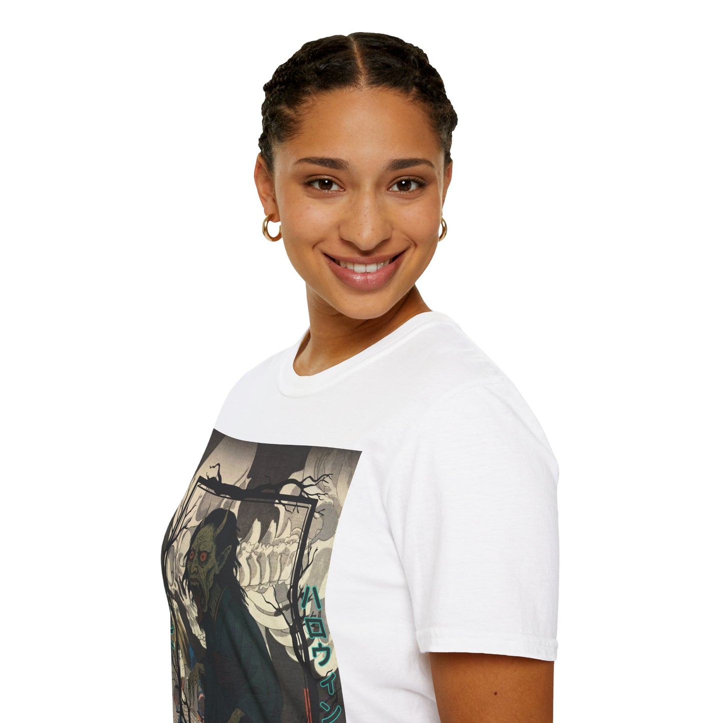 Yōkai Happy Halloween Light colors Unisex T-Shirt by CreepyCrafts.boo