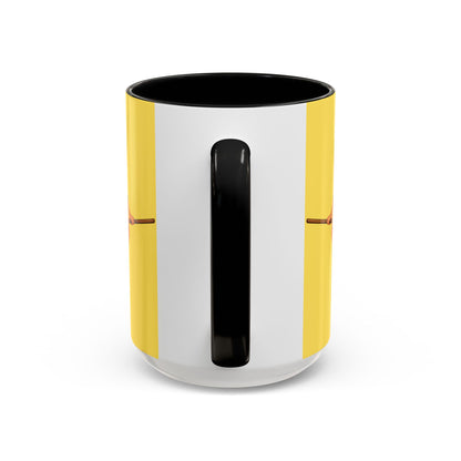 Hazel Hex Yellow Accent Mug by CreepyCrafts.boo