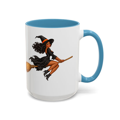 Velvet Vex White Accent Mug by CreepyCrafts.boo