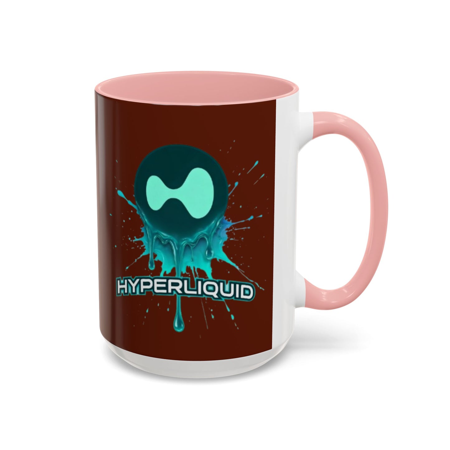 HYPE Drip Brown Accent Mug by cypherpunkgear.com