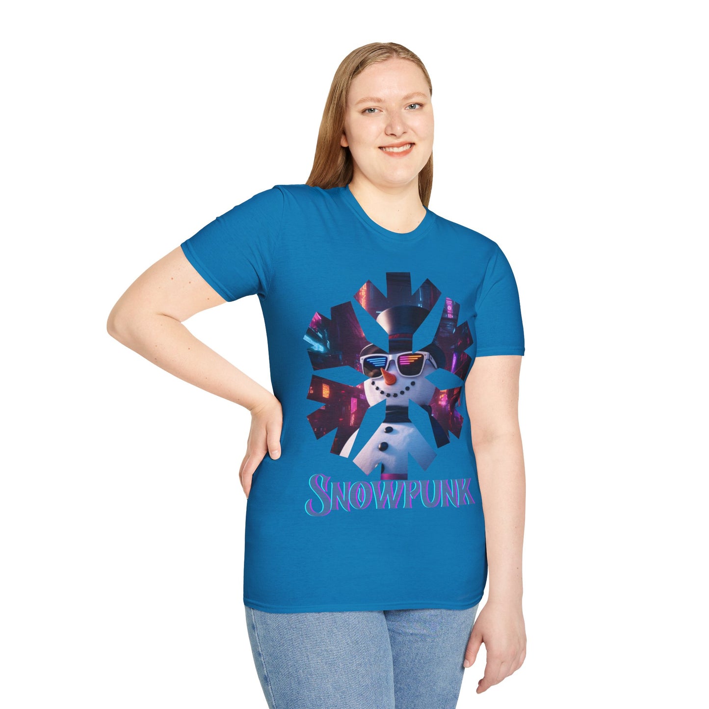 Snowpunk Dark colors Unisex T-Shirt by cypherpunkgear.com