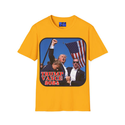 Trump and Vance 2024 LTcolors Unisex T-Shirt by cypherpunkgear