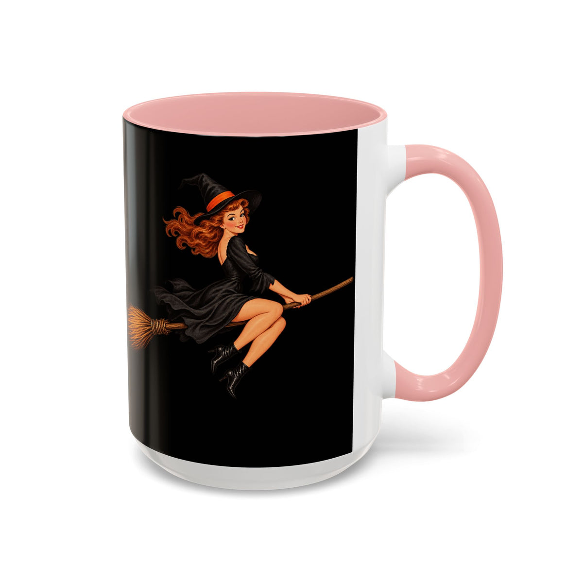 Hazel Hex Black Accent Mug by CreepyCrafts.boo