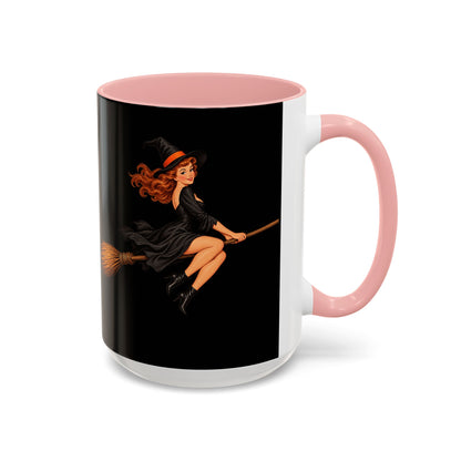 Hazel Hex Black Accent Mug by CreepyCrafts.boo