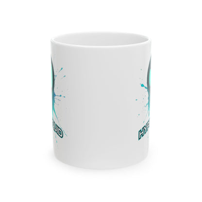 HYPE Drip White Mug by cypherpunkgear.com
