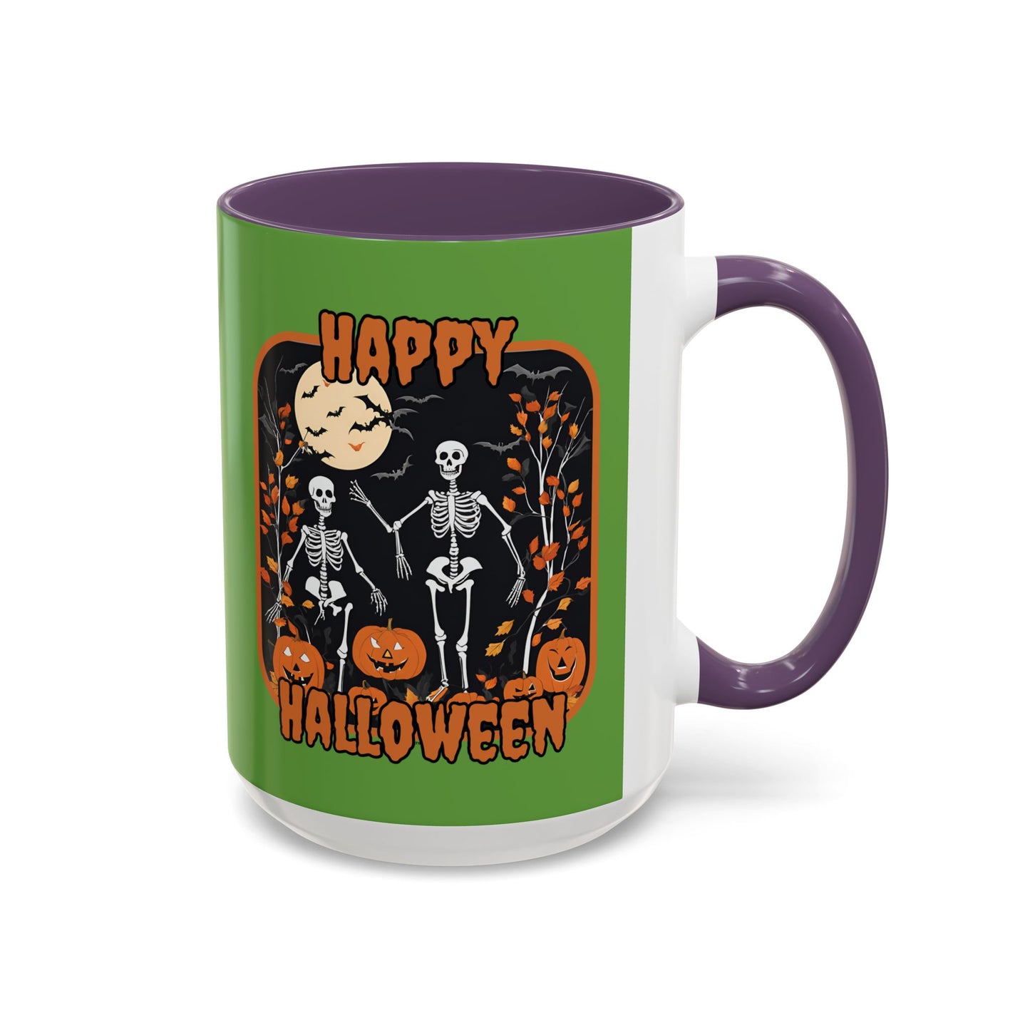 Spooktacular Skeletons of Halloween Accent Mug by CreepyCrafts.boo
