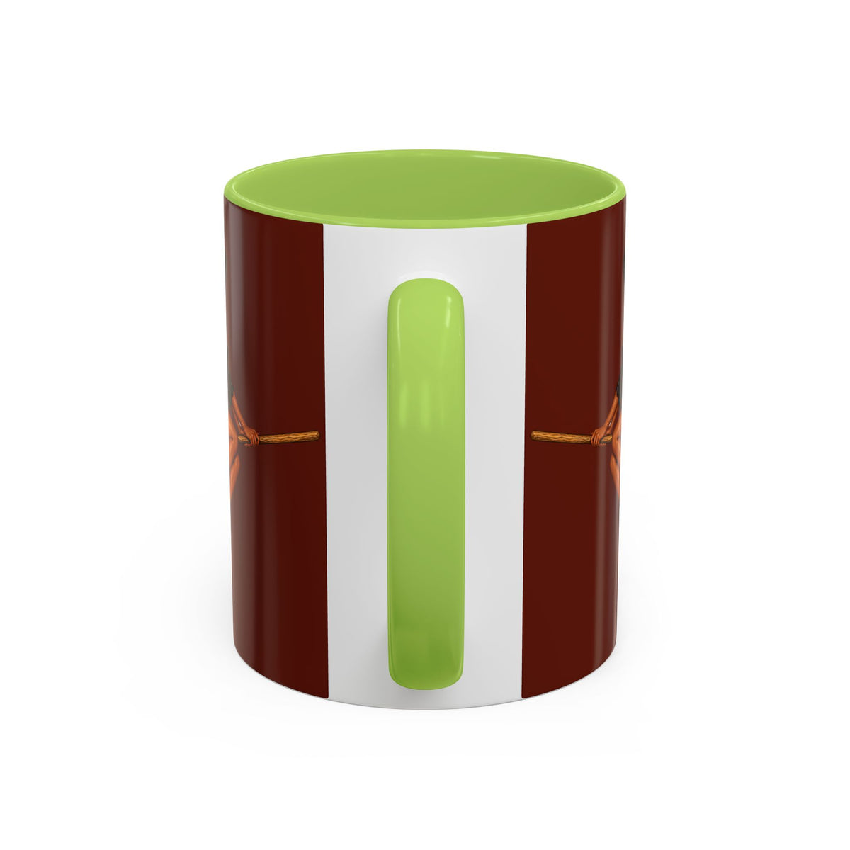 Velvet Vex Brown Accent Mug by CreepyCrafts.boo
