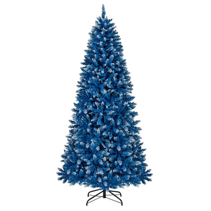6/7/8/9 FT Artificial Christmas Tree with 767 Snowy Branch Tips