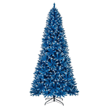 6/7/8/9 FT Artificial Christmas Tree with 767 Snowy Branch Tips