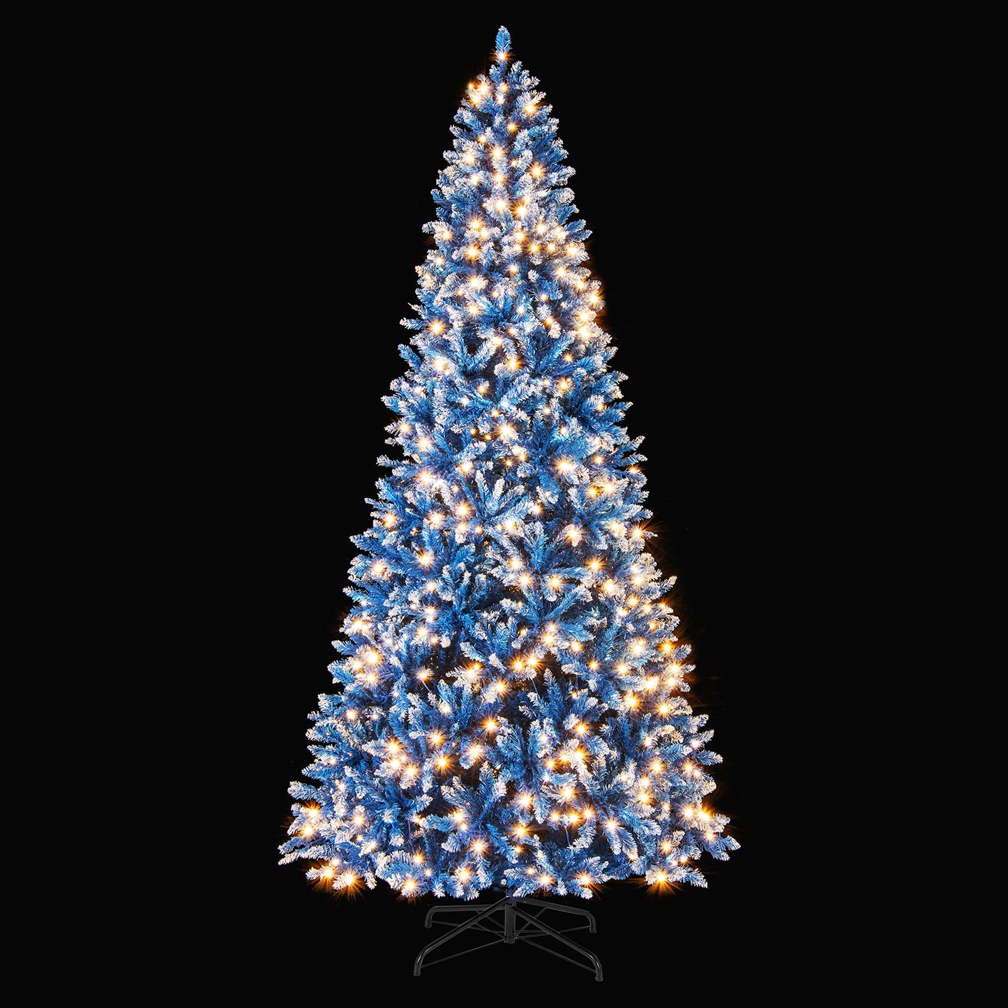 6/7/8/9 FT Artificial Christmas Tree with 767 Snowy Branch Tips
