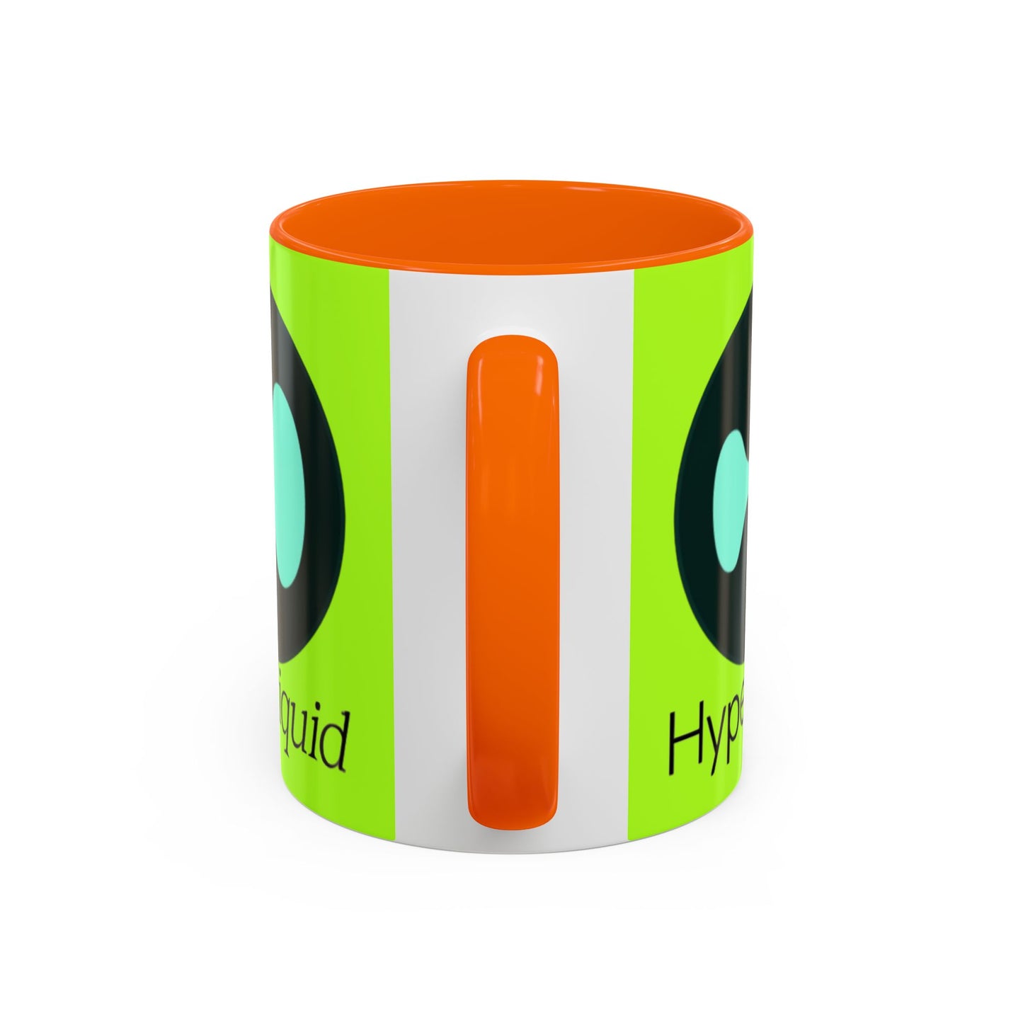 Hyperliquid Black font Green Accent Mug by cypherpunkgear.com