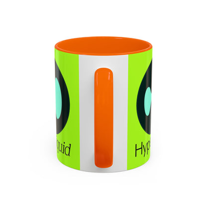 Hyperliquid Black font Green Accent Mug by cypherpunkgear.com