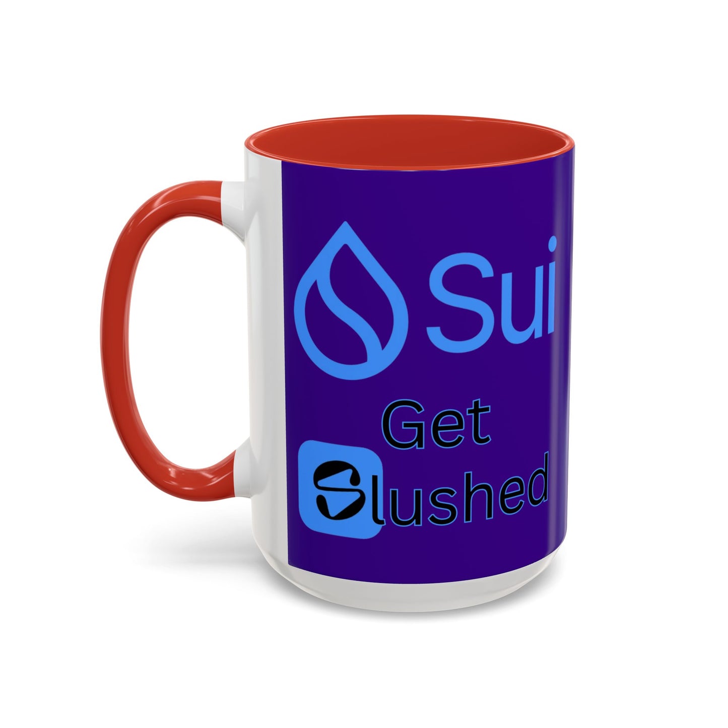 Sui: Get Slushed Purple Accent Mug by cypherpunkgear.com