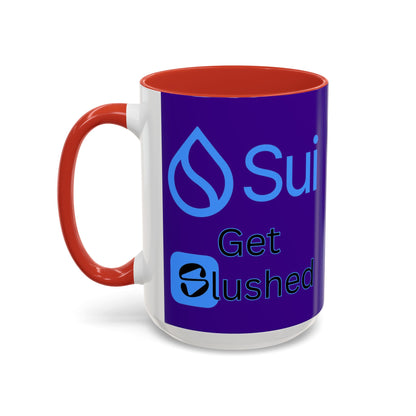 Sui: Get Slushed Purple Accent Mug by cypherpunkgear.com