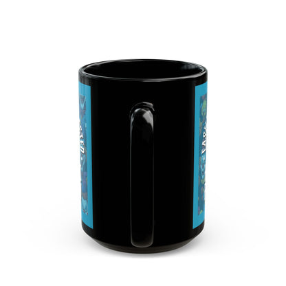 Easily Distracted by Heinous Fuckery Little Jinx Turquoise Mug by cypherpunkgear.com