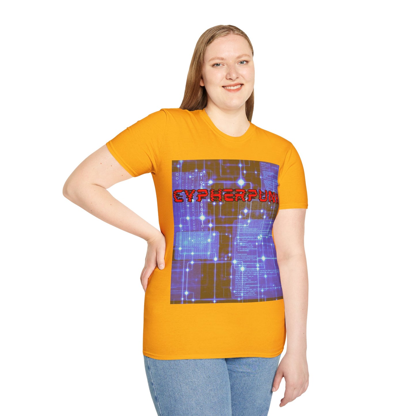 Cypherpunk Light colors Unisex T-Shirt by cypherpunkgear.com
