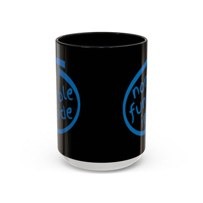 Non-Fungible Inside Black Accent Mug by cypherpunkgear.com