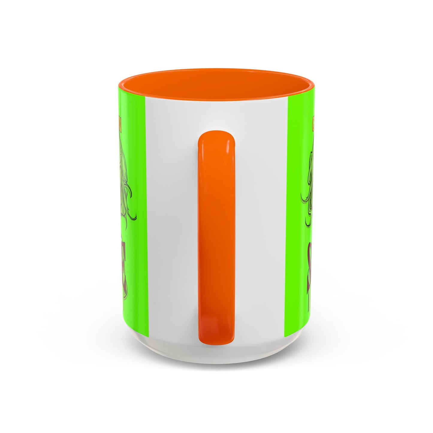 Caution, Savage Light Green Accent Mug by cypherpunkgear.com