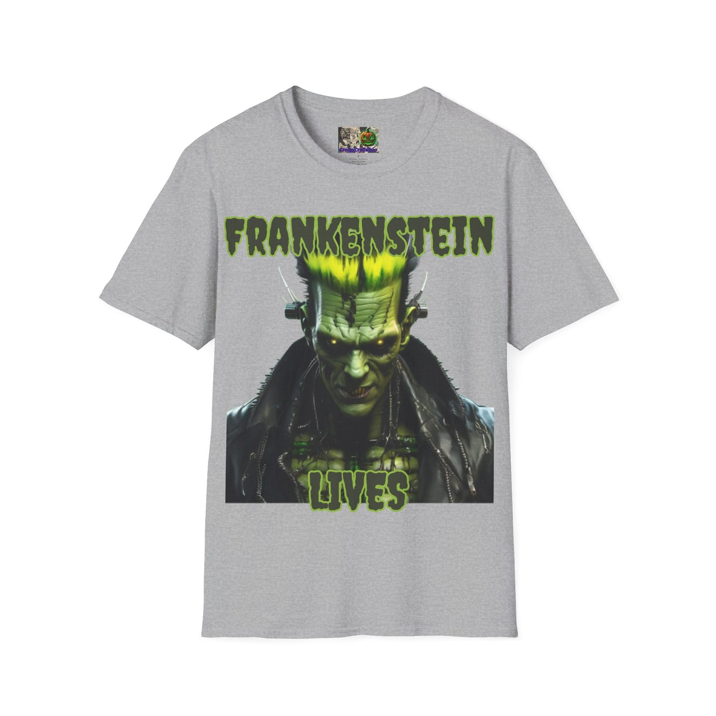 Frankenstein Lives Light colors Unisex T-Shirt by CreepyCrafts.boo