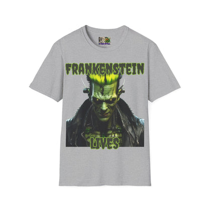 Frankenstein Lives Light colors Unisex T-Shirt by CreepyCrafts.boo