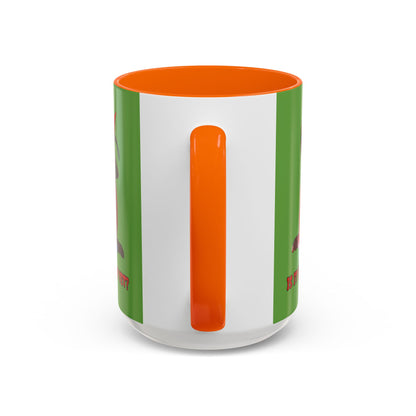 Is it Halloween yet? Green Accent Mug by CreepyCrafts.boo