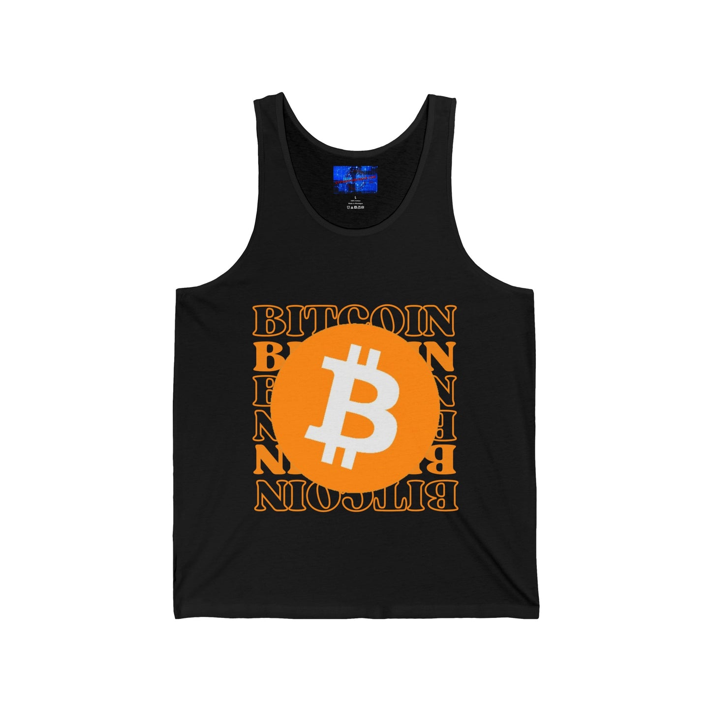 Bitcoin Bitcoin Bitcoin (BTC) Unisex Jersey Tank Top by cypherpunkgear