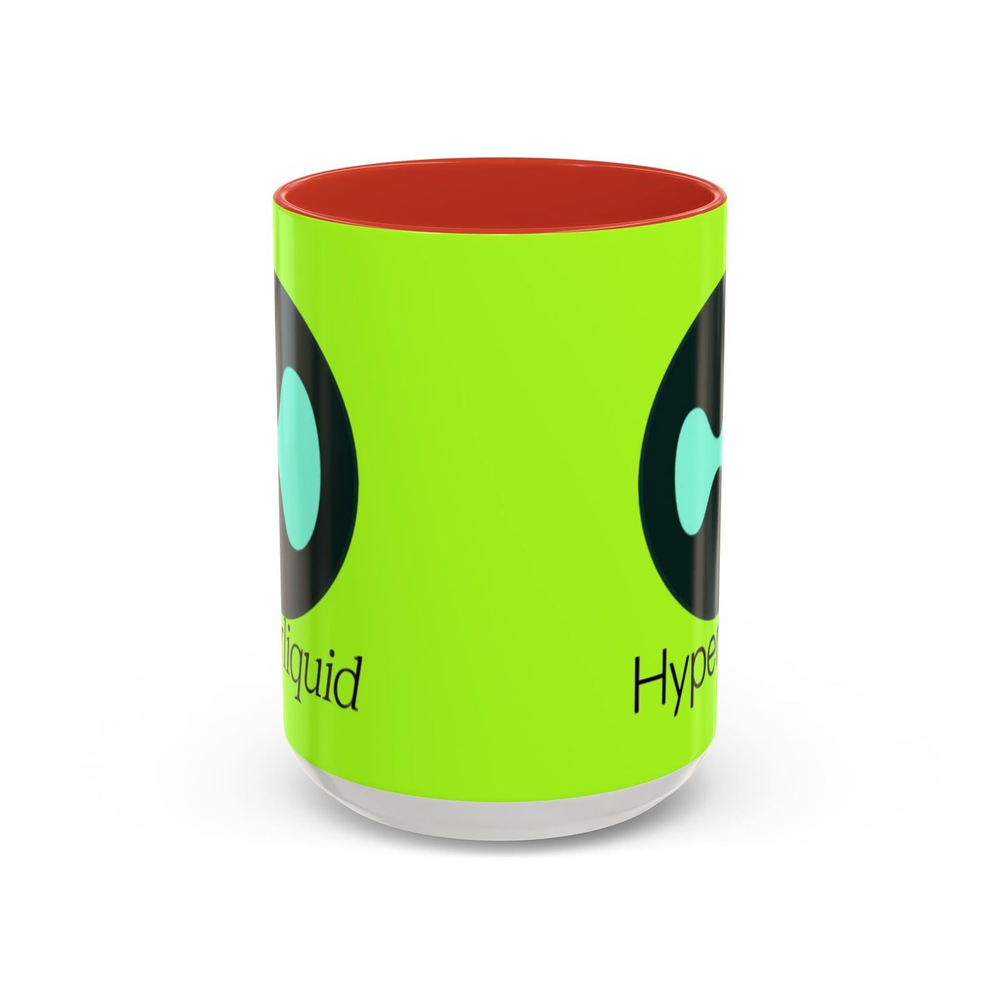 Hyperliquid Black font Green Accent Mug by cypherpunkgear.com