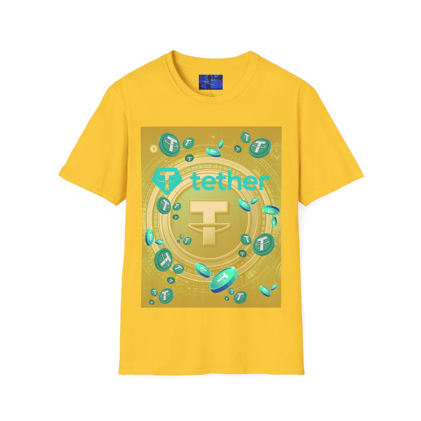 Tether Light colors Unisex T-Shirt by cypherpunkgear.com