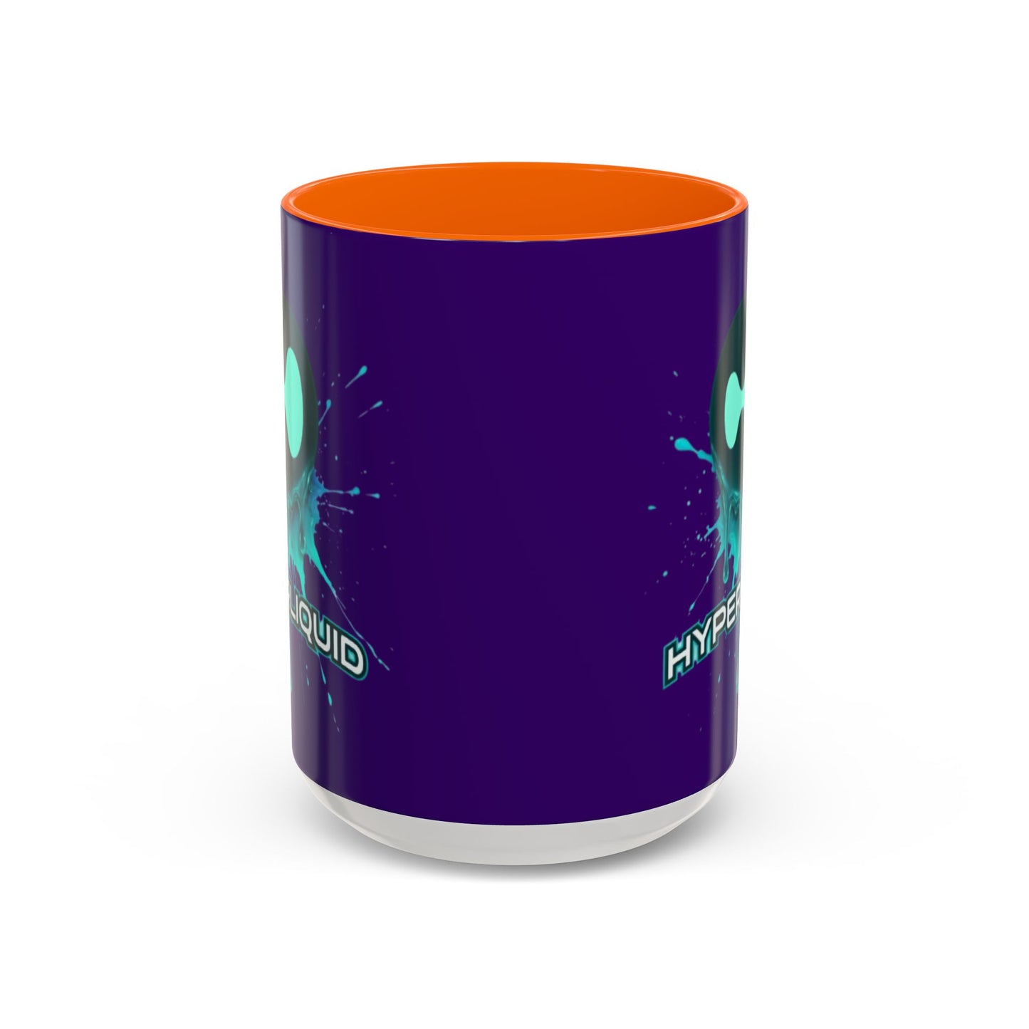 HYPE Drip Dark Purple Accent Mug by cypherpunkgear.com