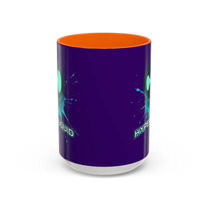 HYPE Drip Dark Purple Accent Mug by cypherpunkgear.com