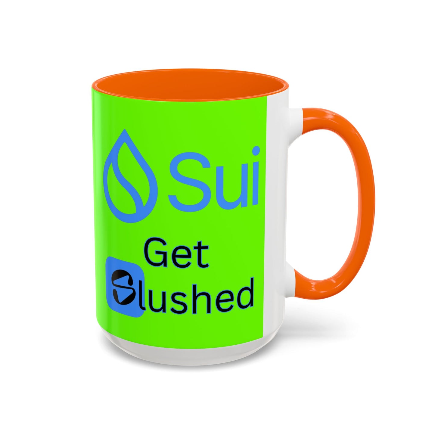 Sui: Get Slushed Green Accent Mug by cypherpunkgear.com