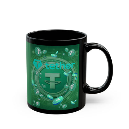 Tether Green Mug by cypherpunkgear.com