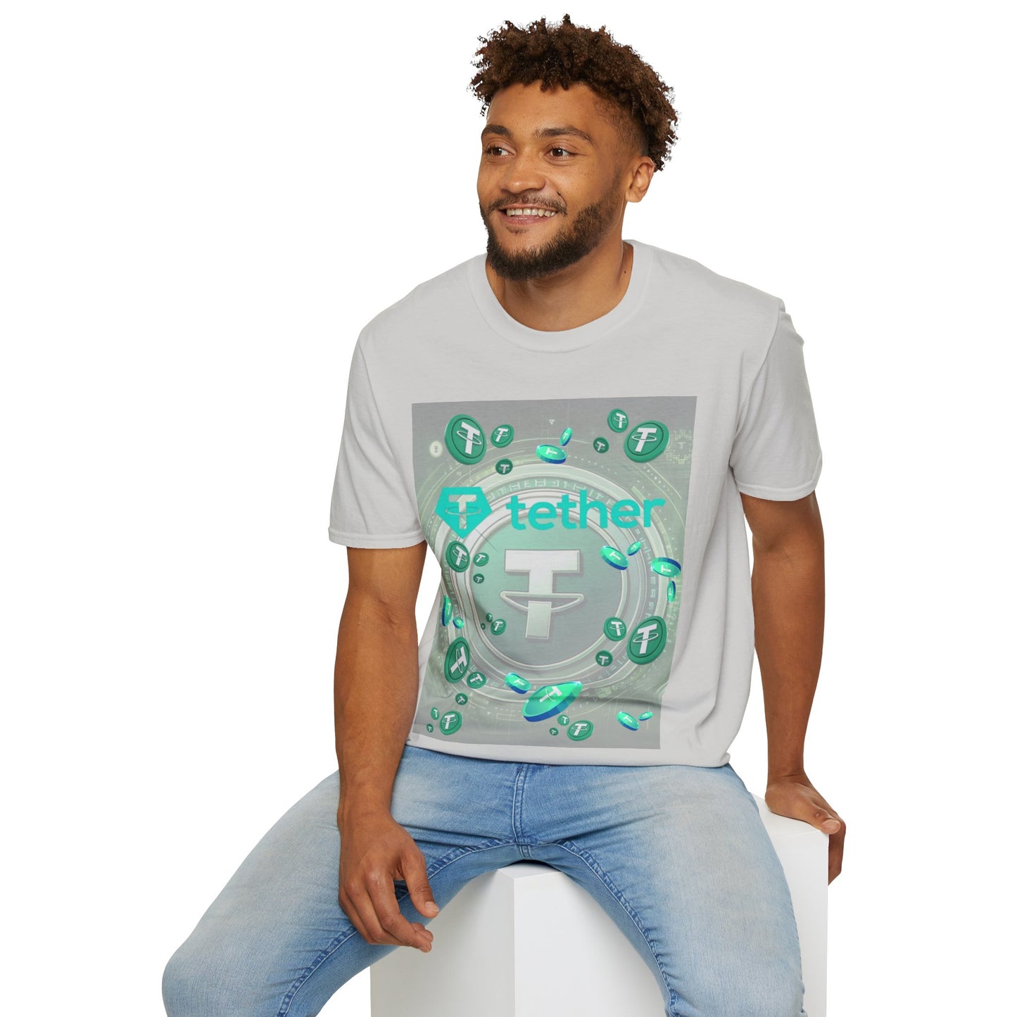 Tether LTcolors Unisex T-Shirt by cypherpunkgear.com