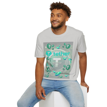 Tether LTcolors Unisex T-Shirt by cypherpunkgear.com