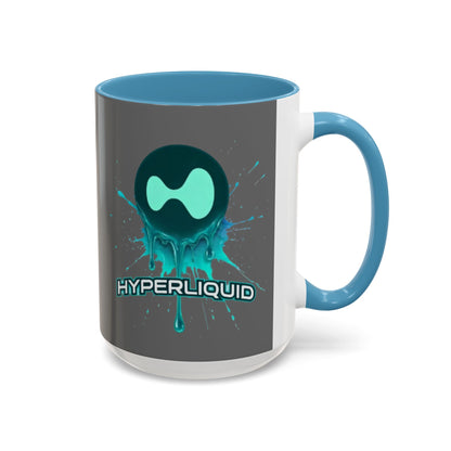 HYPE Drip Grey Accent Mug by cypherpunkgear.com