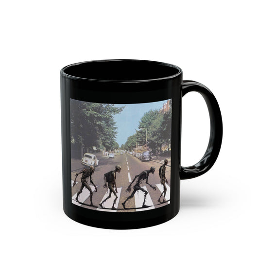 2-sided, Scabby Road Black Mug by CreepyCrafts.boo
