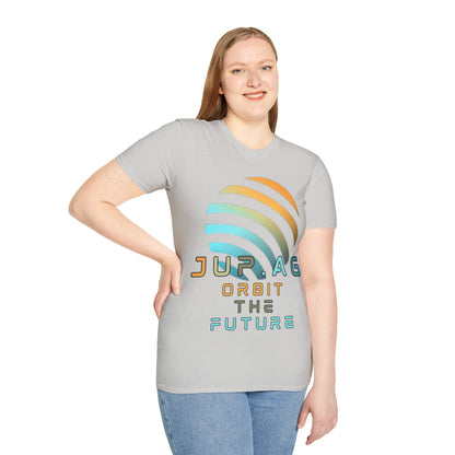 Jupiter (JUP) Orbit the Future Light colors Unisex T-Shirt by cypherpunkgear.com