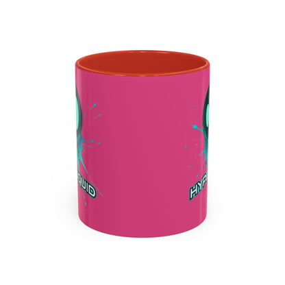 HYPE Drip Pink Accent Mug by cypherpunkgear.com