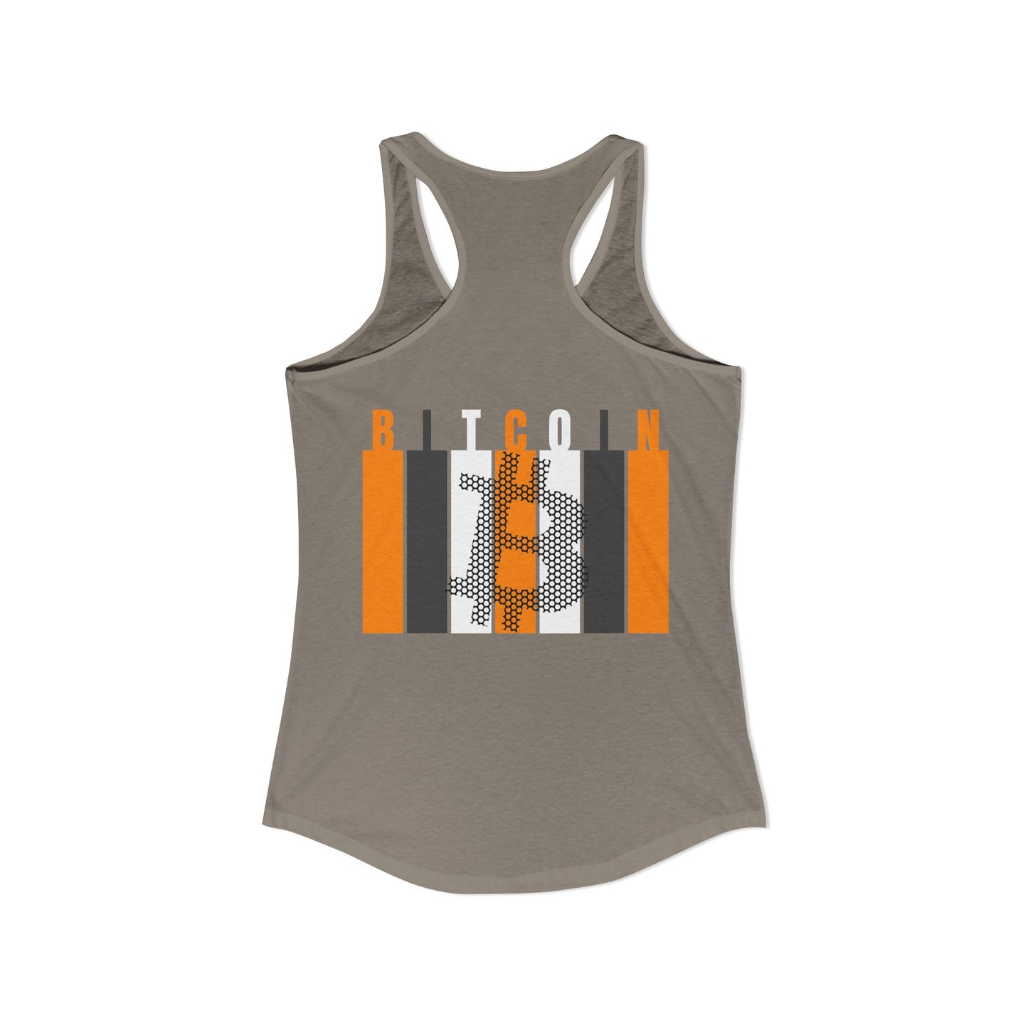 2-sided, Bitcoin (BTC) Decentralized Freedom Women's Racerback Tank Top by cypherpunkgear.com