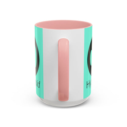 Hyperliquid Black font Light Hyperliquid Accent Mug by cypherpunkgear.com