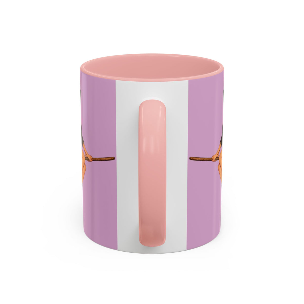 Hazel Hex Pink Accent Mug by CreepyCrafts.boo